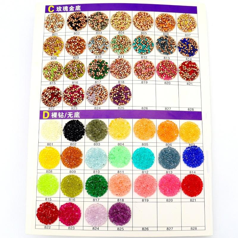 Drill Sticker Resin Drill Belt Diy Jewelry Adhesive Flash Drill Sticker Drill Clothing Accessories Decorative Strip Hot Drill Self-Adhesive Strip