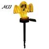 Dusk to Dawn Solar Pathway Lamps Halloween Pumpkin Light, Ghost Yard Stake Smart Sensor Garden Lights Lamp, Waterproof Outdoor Decor Light