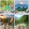 Fashion Home Decoration Tapestry Living Room Bedroom Tapestry Primitive Forest River Pattern