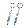 [VEAGIA] Static Electricity Removal Key Chain, 2 Pieces, Anti-static Blue,
