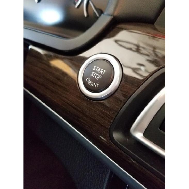 Engine Start Stop Button Switch Cover Black For BMW F01 F02 F10 F11 5/7 Series