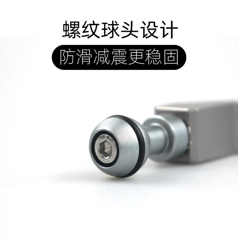 Motorcycle Mirror Y Mount Adapter 10mm Hole Spacing Angled Ball End