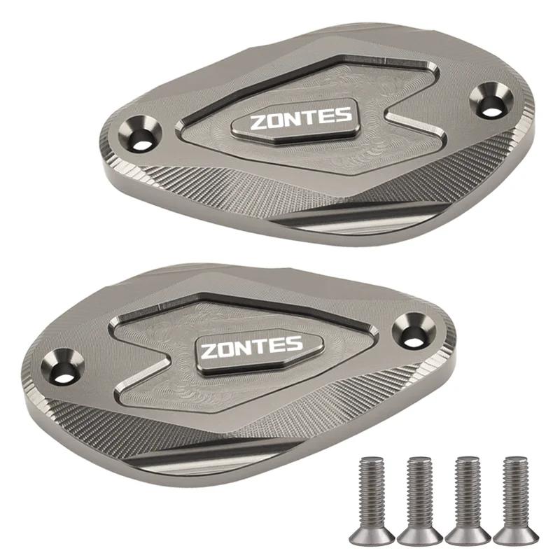 Chekis Is Suitable for Zontes 125m 150D/M 350E/D/M 310m Modified Accessories Aluminum Alloy Brake Pump Cover Oil Pot Cover Metal