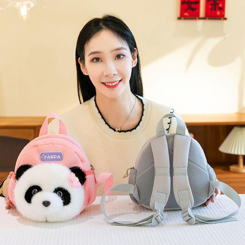 Panda Shape Children's Panda Backpack Cartoon Panda Primary School Bags Primary School Student