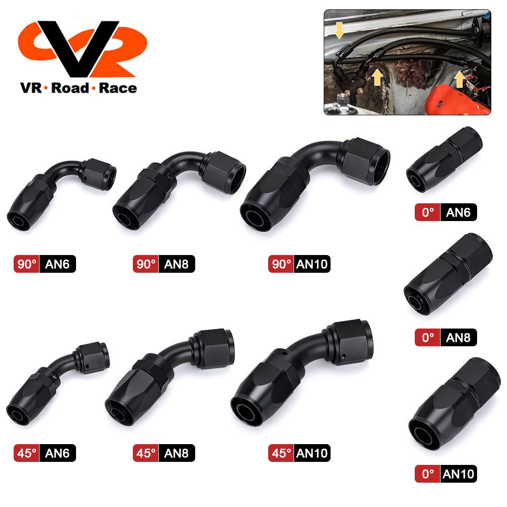 

Фитинги для топливопроводов AN6/8/10 для модифицированных автомобилей, углы 45° и 90° 0° AN6