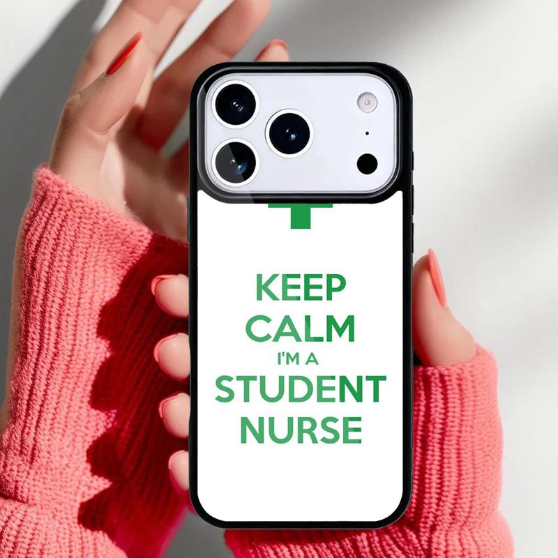 Medicine Keep Calm I'm Nurse Phone Case for iPhone 17 Air 16e 15 14 13 Pro Max Back Cover for 12 11 Pro Coque