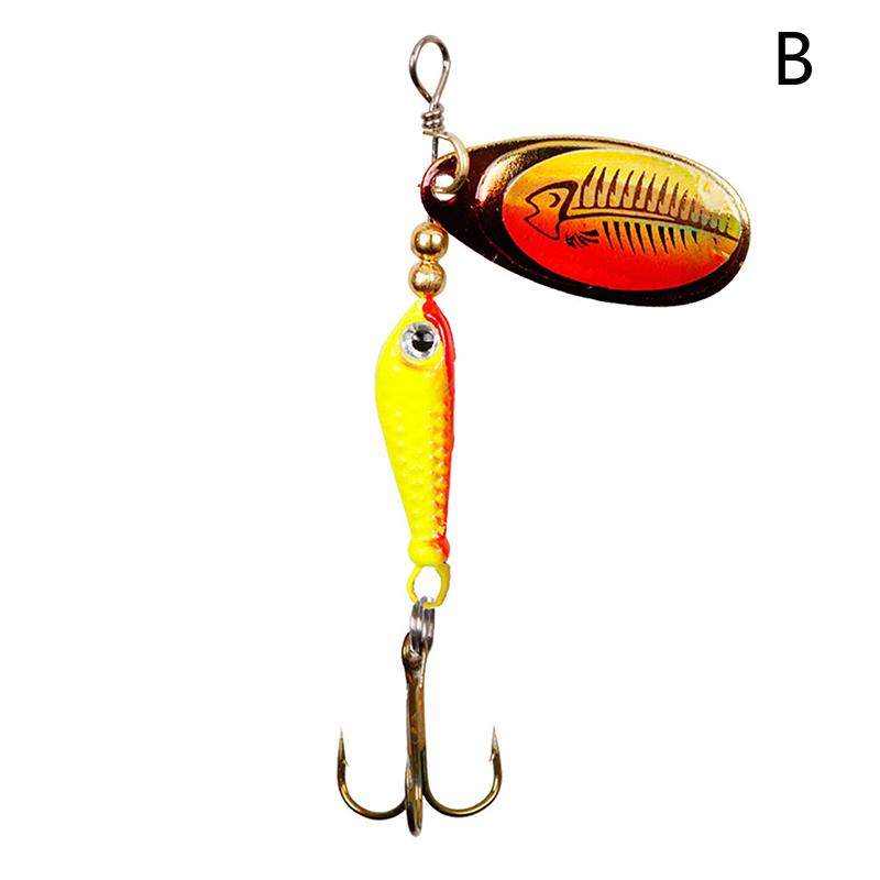 Metal Fishing Lure 9G  Bait High Quality Hard Baits Treble Hook Fishing Tackle For Pik