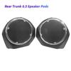 Motorcycle Rear Trunk 6.5 Inch Speaker Pod For Touring Models Road Glide 2014- King 6.5 Inch Grill Net
