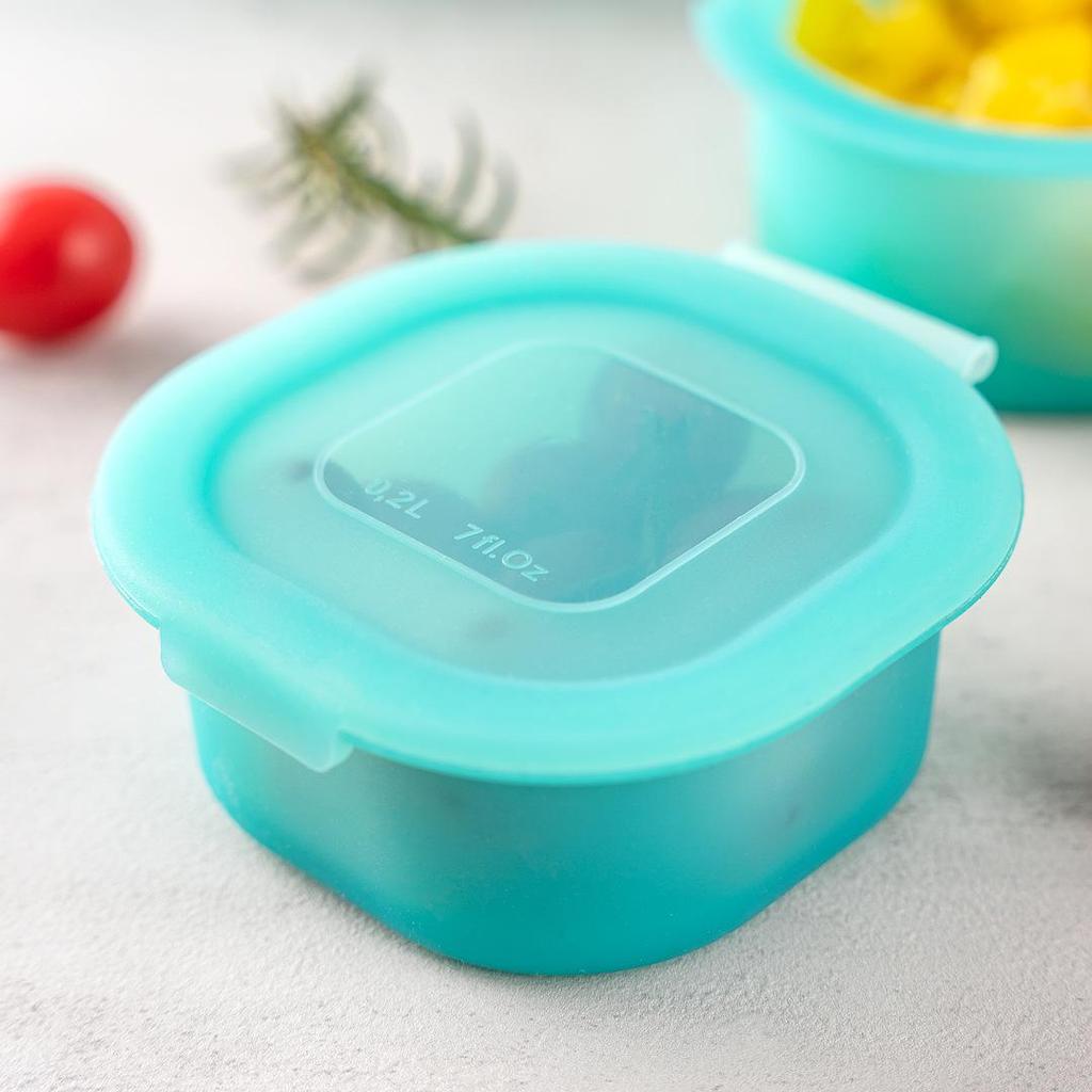 200ml Food-Grade Silicone Freezer Meat Storage Container