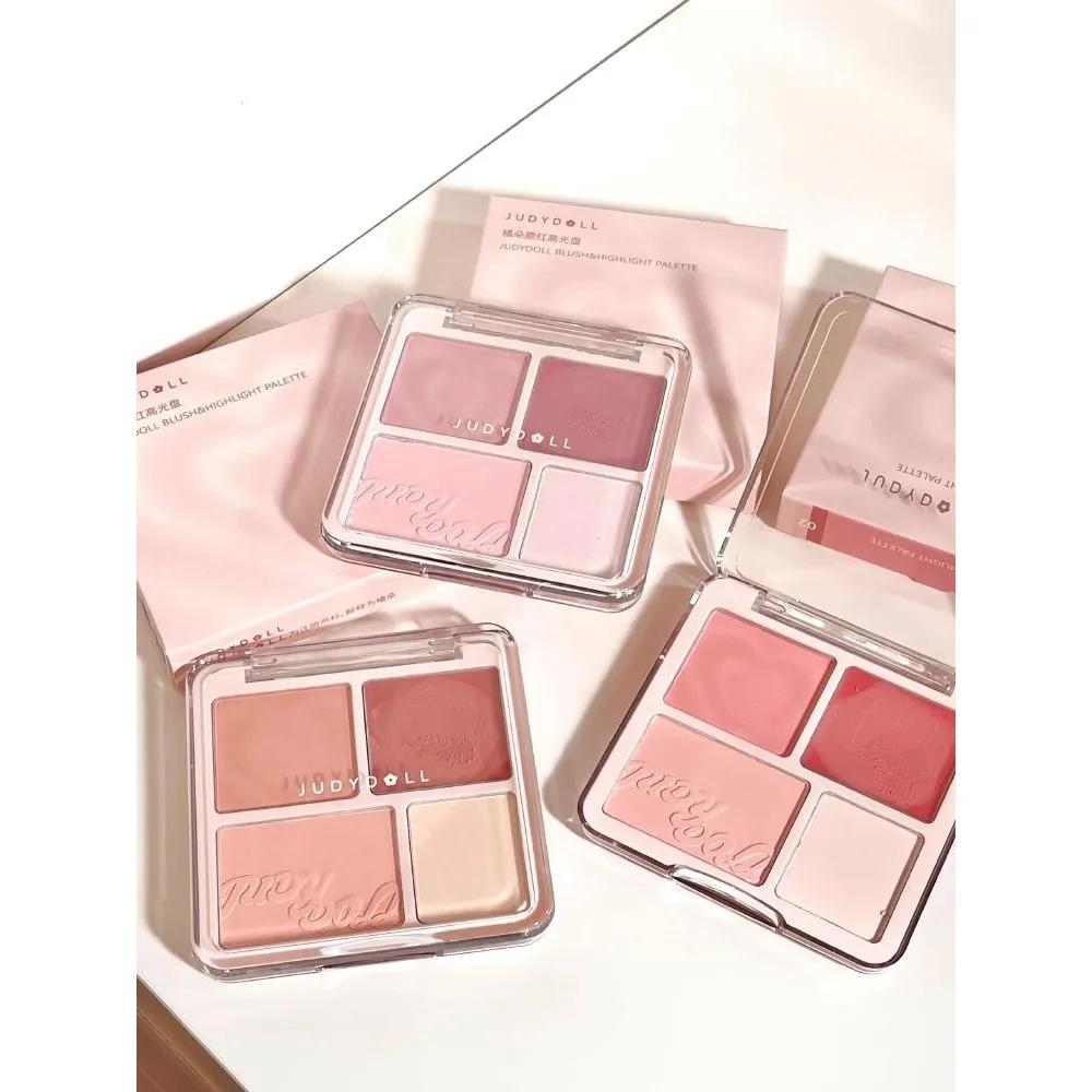 JUDYDOLL Orange Blush Palette Expansion Color High Gloss Sun Red 2025