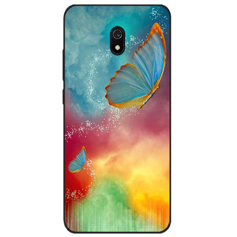Case for xiaomi redmi 8a cases full protection soft tpu back cover on redmi 8a bumper hongmi 8a phone shell bag coque animal dog