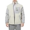 PUMA Pocket Embroidered Faux Shearling Patchwork Cotton Jacket Men Jackets White 534974-93