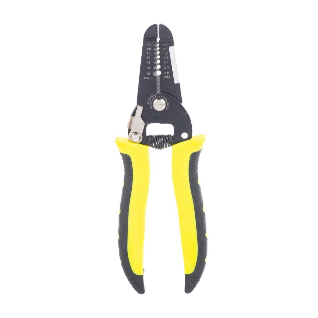 Electrician's Multi-Functional Wire Stripper, Crimper & Cutter Pliers for Household Circuit Repair