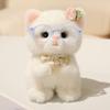 Soft Cute Cat Keychain Small Comfort Stuffed Animal Kawaii Glasses Key Ring  Daily Accessories