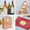 Plastic Self Adhesive Gold Foil Embossed Stickers Medal Decoration Sticker Bat 5x5cm 4pcs/sheet