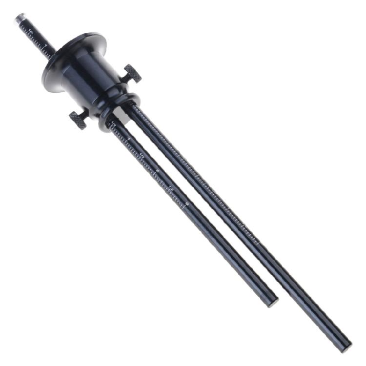 

Heavy dutys Metal Marking Scriber Gauges For Woodworkers Double Imperials Metric Measurement System NonSlip Handle чорний