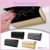 Visor Sun Glasses Seametal Car Case Sunglasses Organizer Holder Suede Leather Car Glasses Storage Bag