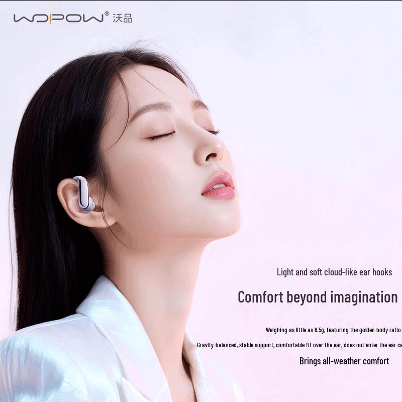 WOPOW OWS29 Open-Ear Clip-On Bluetooth Headset