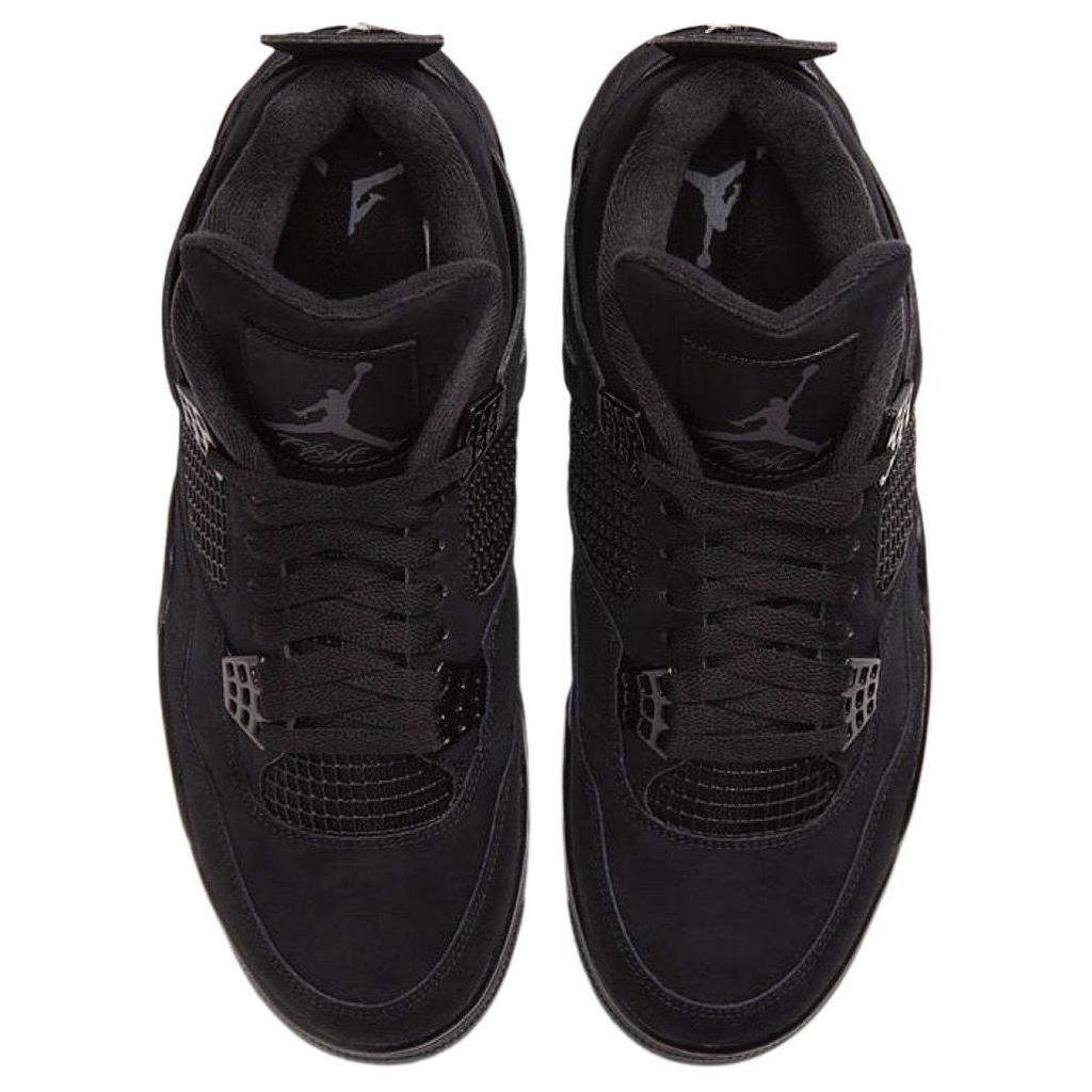 Air Jordan 4 Retro Black Cat 2025 Unisex Sneakers Light-Graphite FV5029-010