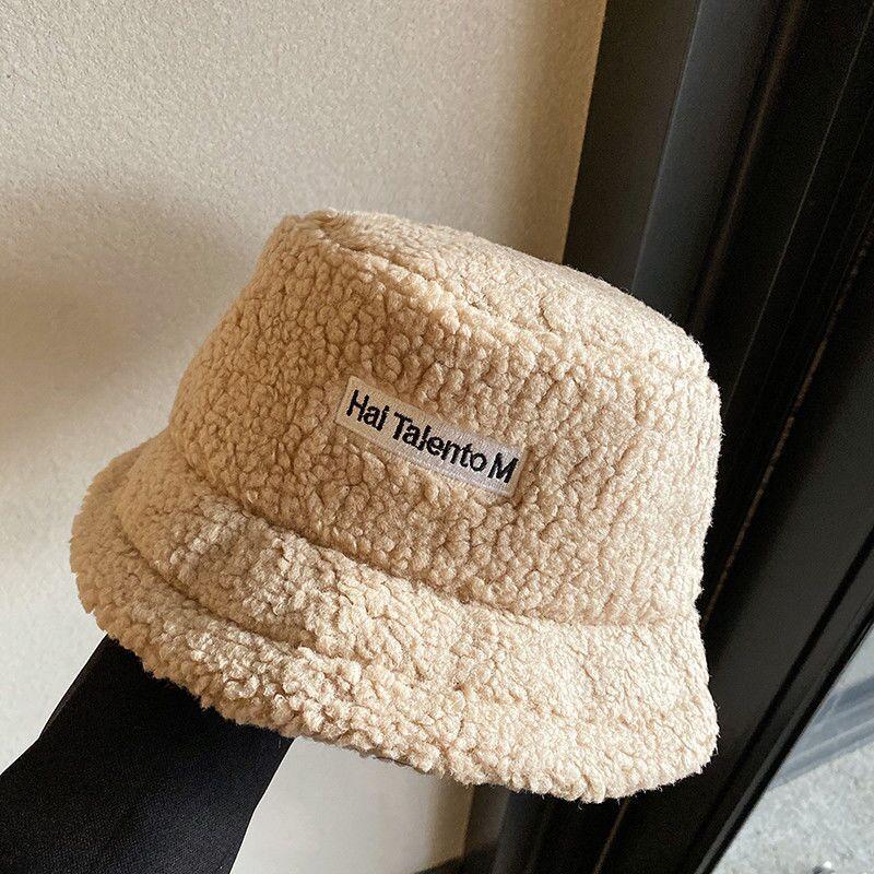 Women's Winter Fisherman Hat Fashionable Multifunctional Casual Teddy Plush Fleece Bucket Beanie Sports Fishing Ski Outdoor Use