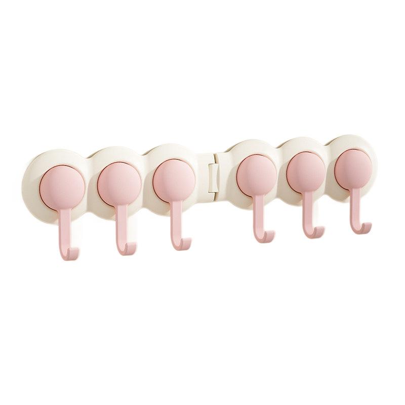 Corner Row Hook, Rotatable Toilet, Bathroom, Kitchen, Entrance Wall, Corner Adhesive Hook, Non Perforated Clothes Hanging Hook