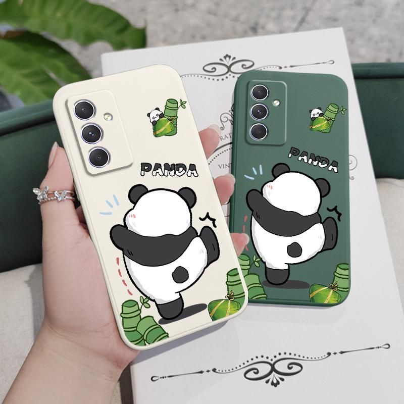 Fat Panda Phone Case For Samsung Galaxy A55 A35 A25 A15 A05 A05S A54 A34 A24 A14 A04 A04S A04E 4G 5G Cover