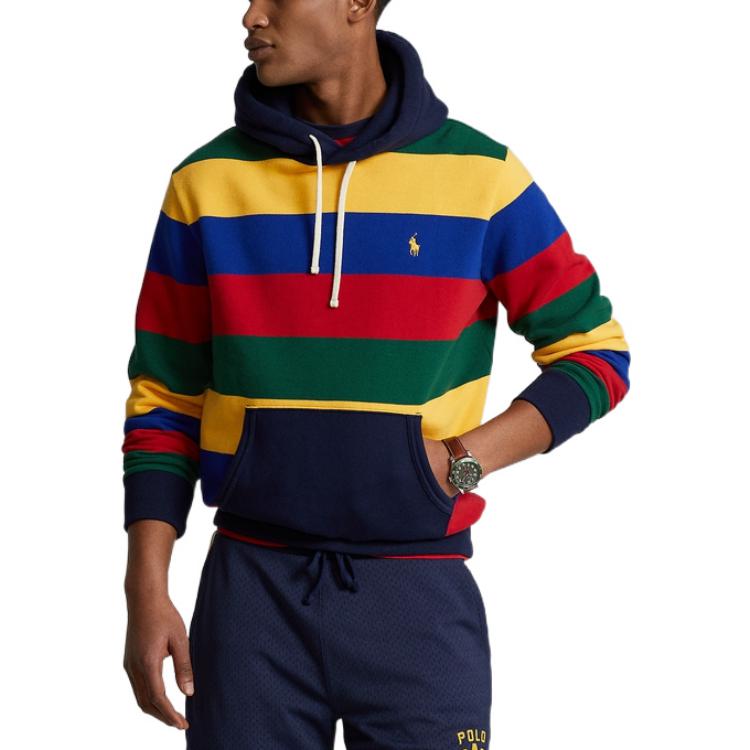 Polo Ralph Lauren SS22 Striped Printed Sweatshirt Men Sweatshirt Multicolor MNPOKNI16822124