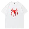 Loose And Comfortable Short Sleeves Unisex Unisex Oversized Clothes Summer New Cotton Unisexs Tshirts Spider Pattern Printed Tees