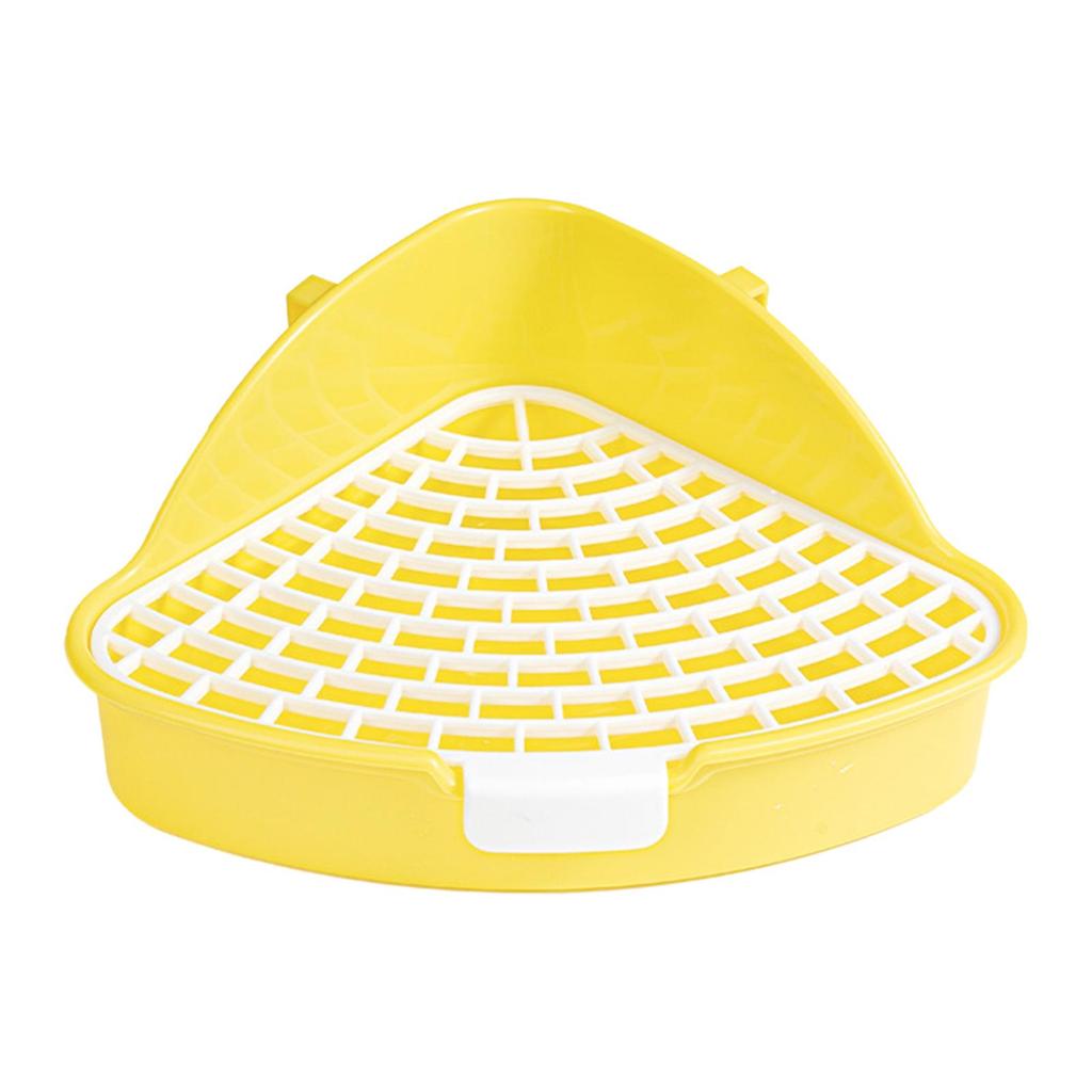 Rabbit Litter Pan Pets Toilet Small Animal Potty Trainer Easy To Clean for Small Animals Bunny Hamster Chinchillas Ferrets