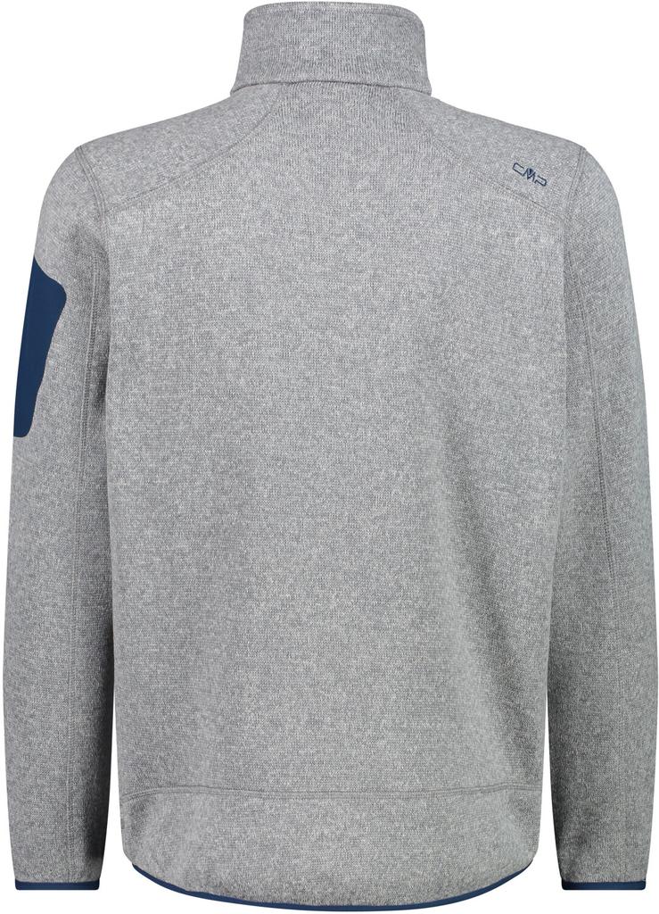 Куртка CMP Men Fleece Jacket (3H60747N) Knitted Jacket (3H60747N) cemento/blue steel