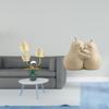 Leaves Statue Bookshelf Sculpture Hugging Pear Book Stand Ceramic Bookend Fine Workmanship Birthday