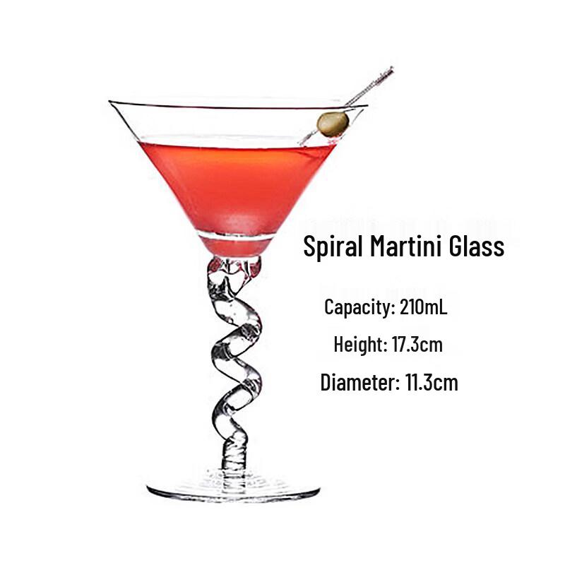 Qiwei European Style Martini Cocktail Glass