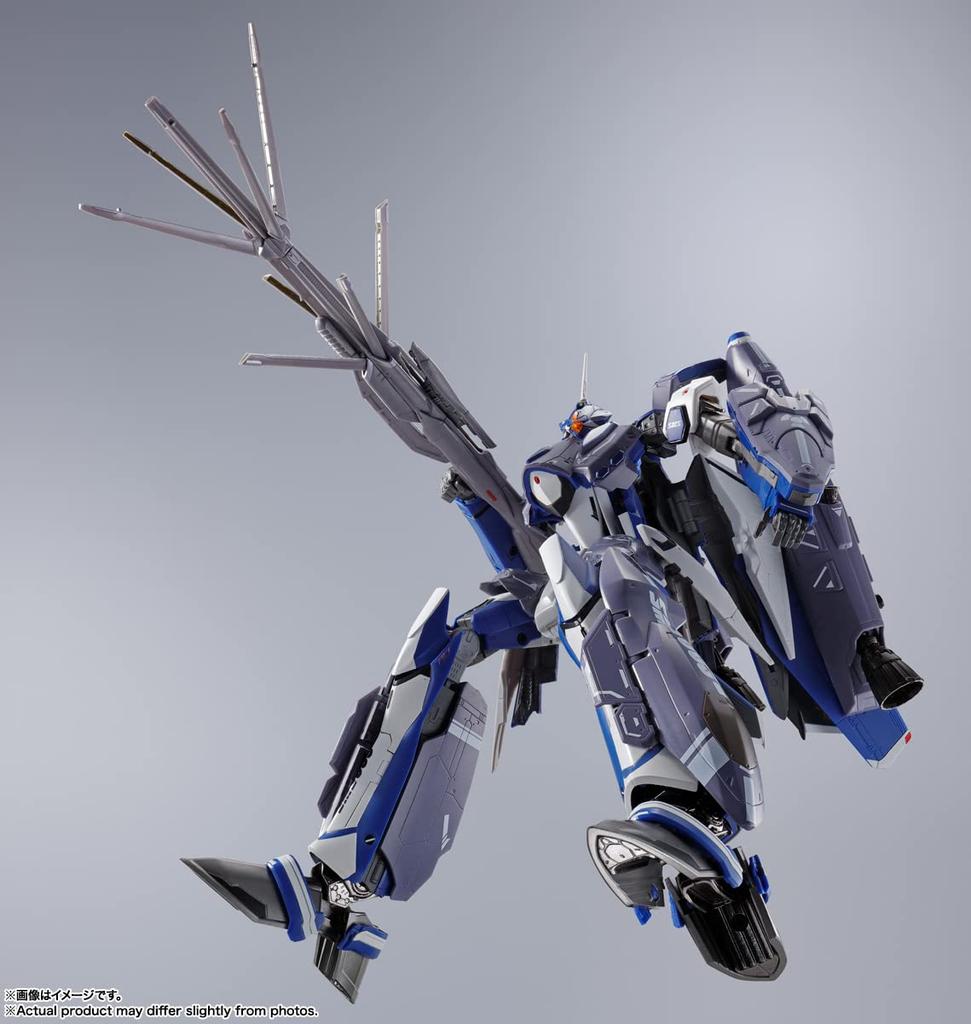 TAMASHII NATIONS DX Chogokin Macross F Super Messiah Valkyrie Revival 300mm ABS PVC Painted Movable Figure VF-25G (Michael Blanc's Unit) Ver. Approx.