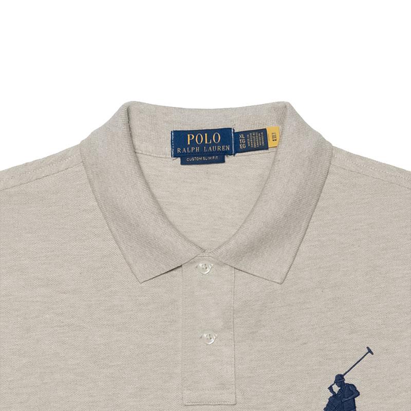 Polo Ralph Lauren SS25 Logo Embroidered Short Sleeve Polo Shirt Men Tops Khaki 710697457-032