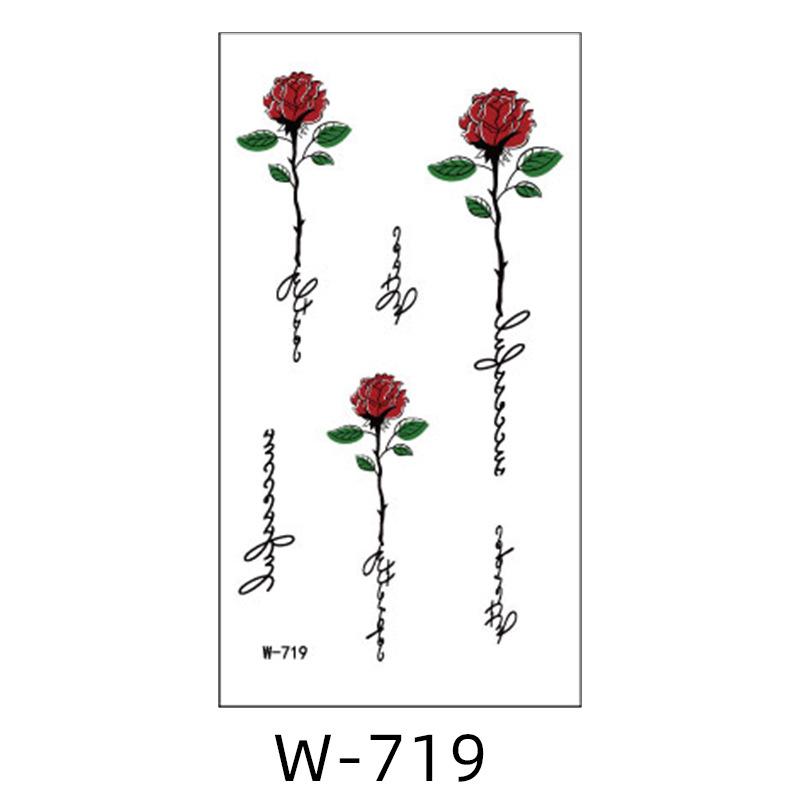 

Tattoo Sticker Cartoon Children S Rainbow Tattoo Sticker Cute Waterproof Tattoo 75 * 140Mm (die)