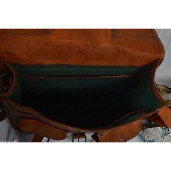 Men's Genuine Vintage Laptop Messenger Handmade Briefcase Bag