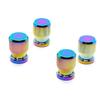 2pcs/4pcs Anodized Aluminum Tire Valves Stem Cap Cover Universal Fit for Cars SUVs Bikes Trucks Motorcycles Construction
