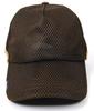Plain Round Mesh Cap Brown Large Size [Big Watch] CPMG-12R Men's