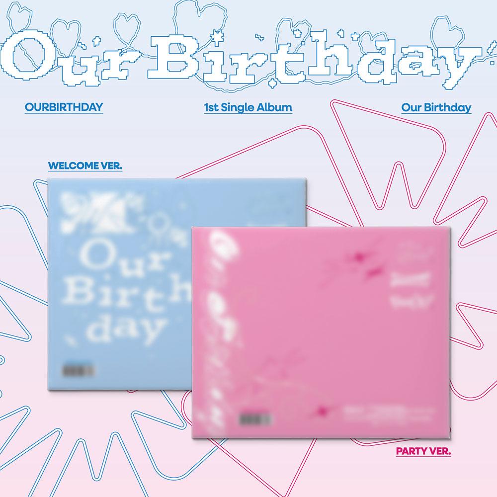 [PRE-ORDER] OURBIRTHDAY - 1st Single Album - Our Birthday (PHOTOBOOK VER.)