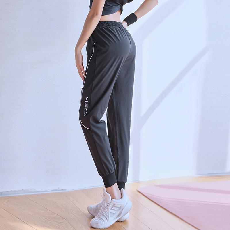 

Спортивные штаны европейские и американские весенне-летние повседневные свободные женские тканые быстросохнущие спортивные брюки женские XL