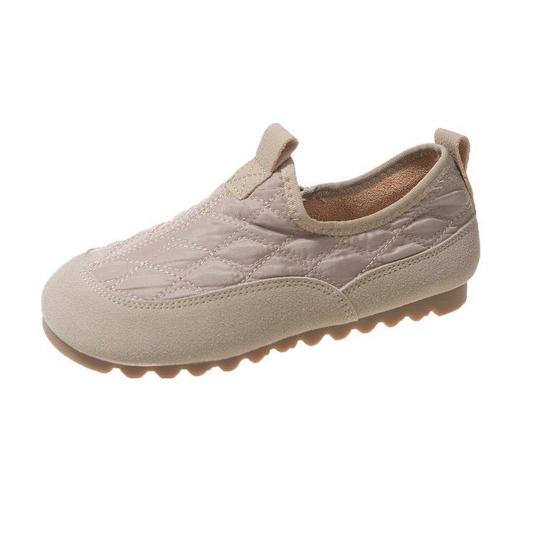 

French single shoes women s 2025 new autumn retro soft-soled Doudou shoes fashionable and comfortable versatile one-pedal grandma shoes 35