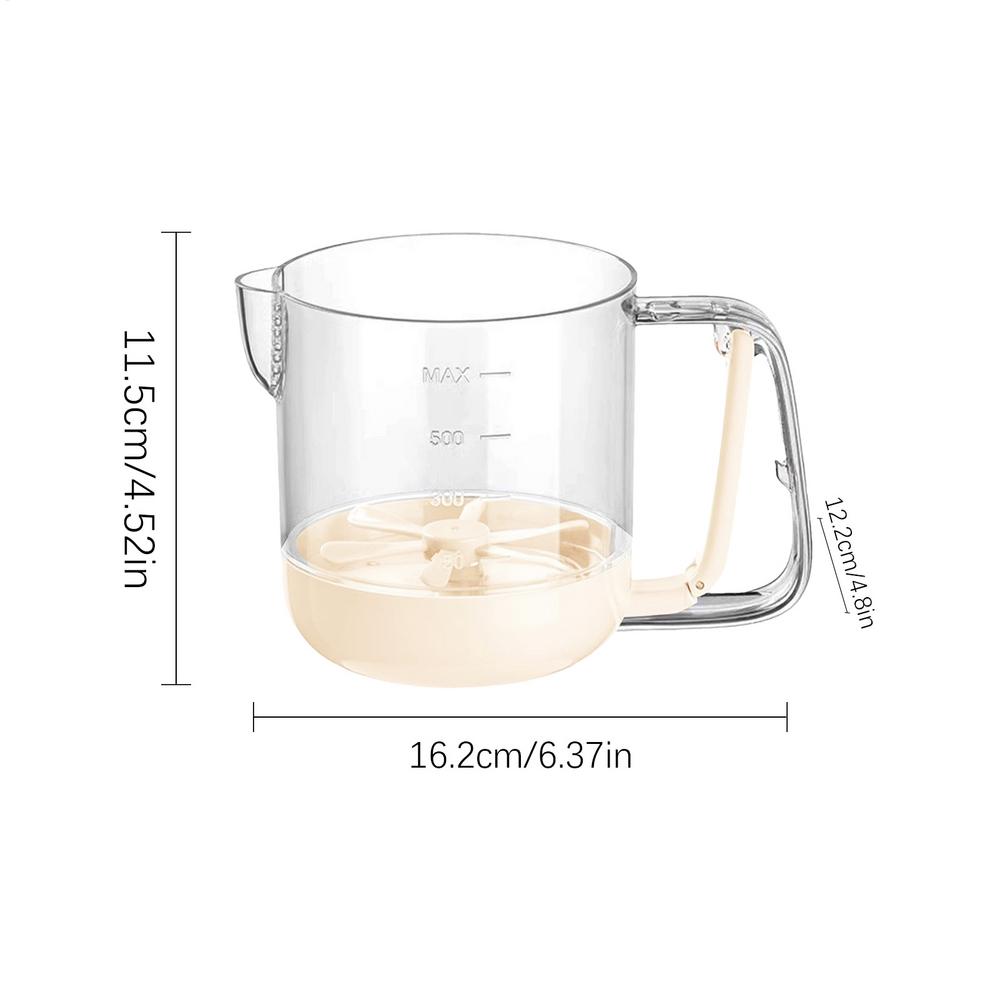 Multifunctional Egg Stir Cup Hand-Pressed Cream Beating Cup Multifunctional Hand Push Mixer Kitchen Gadget For Baking & Cooking