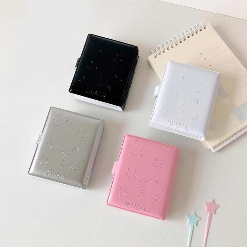 Quality PVC 3.58x2.6inch Photo Album for 40 Photos Large Capacity for Family Wedding Anniversary Storage Postcard