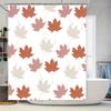 Leaf Pattern Shower Curtain Autumn Decorative Bath Liner for Home Decoration In Bathroom Accessories from Home Garden