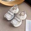 Girls' dad shoes summer new hollow breathable children's sports shoes medium and large children's little girls bag head sandals