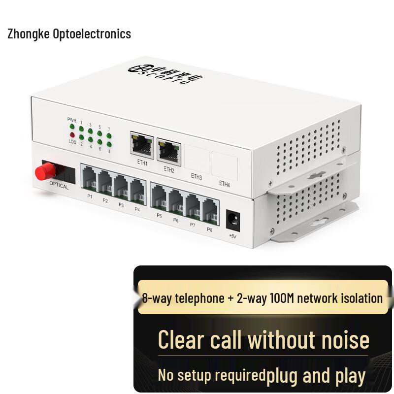 Zhongke Optoelectronics Telephone Fiber Optic Multiplexer