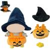 5 Sets Halloween Clothes for 17cm Doll, Pumpkin, Witch, Black Cat & Bunny Costumes, 6.7-Inch Doll Accessories, Halloween Outfits Costume Include