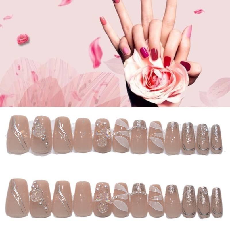 Art Womens Nail Wearable Nail Products Detachable Fashionable Wearresistant