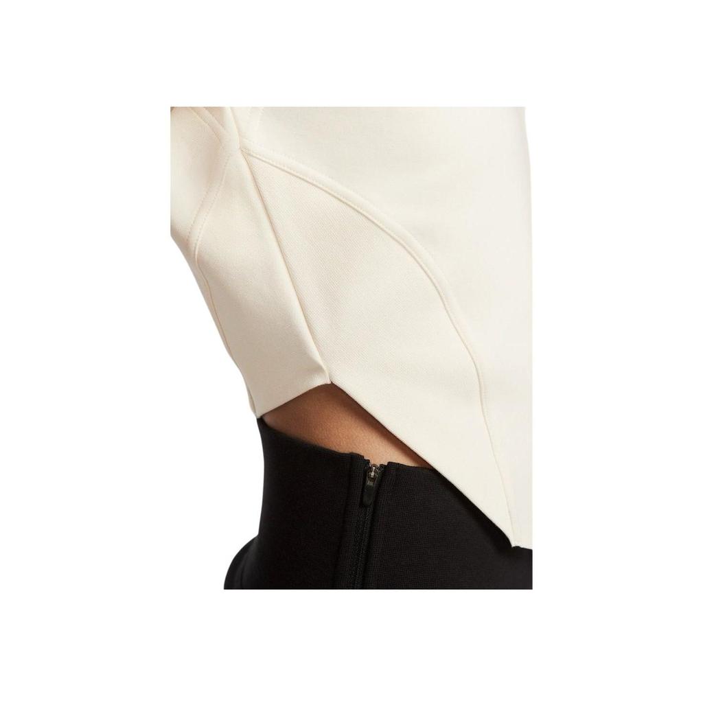 New Nike Sportswear Tech Fleece Women'ss Sleeveless T-shirt 'Ivory/black' FQ1851-110