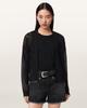 Allsaints Mesh Crop Cardigan W086Ke-5
